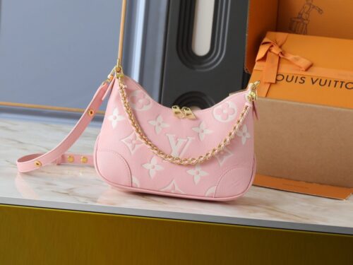 【AT9303】ルイ・ヴィトンのピンクモノグラムエンボスレザーハンドバッグ | Louis Vuitton Malletier