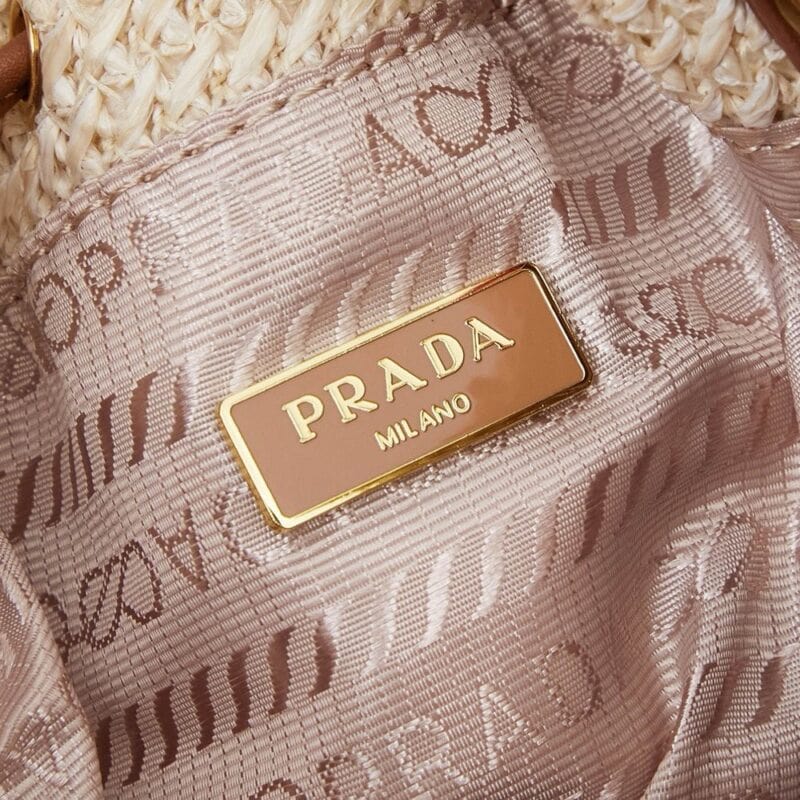 【AT9312】Prada プラダ 2025年春夏度假シリーズ クロッシェ編み バケツバッグ 自然のファッションを演出 | Prada Italy