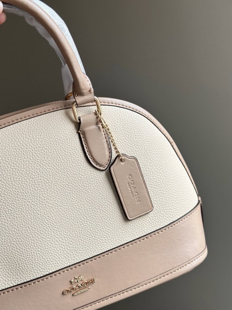 【AT9330】Coach（コーチ）のミルクティーカラー貝殻バッグ - エレガントな都会のエレガンスを演出 | Coach New York