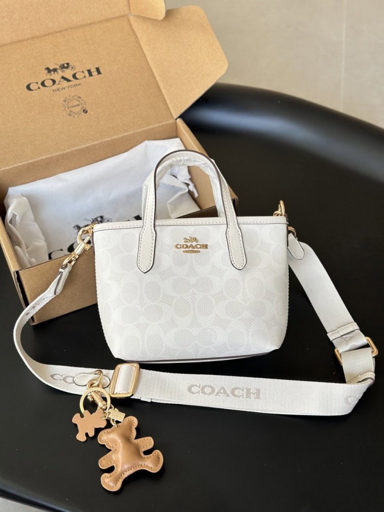 【AT9331】Coach コーチ 氷河白シリーズ ミニトートバッグ | Coach New York