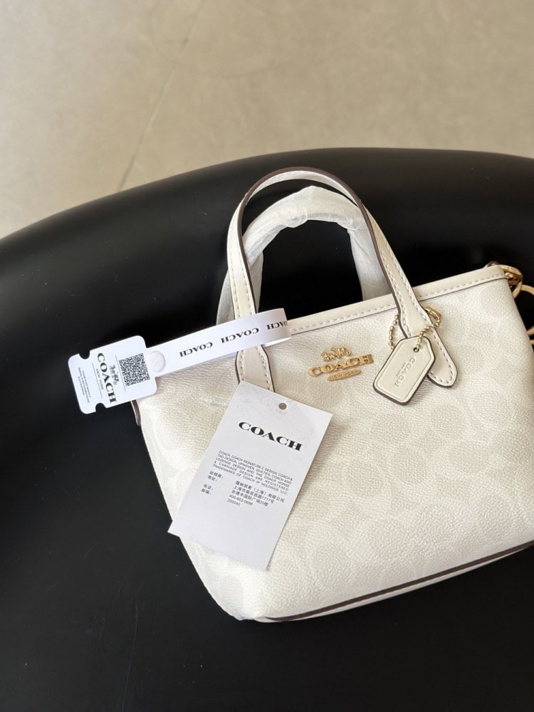 【AT9331】Coach コーチ 氷河白シリーズ ミニトートバッグ | Coach New York
