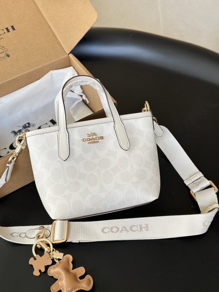 【AT9331】Coach コーチ 氷河白シリーズ ミニトートバッグ | Coach New York