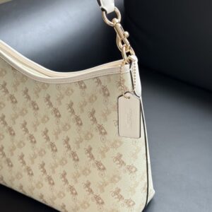 【AT9342】Coach高級馬車プリント牛革ショルダーバッグ、洗練された優雅なデザイン | Coach New York