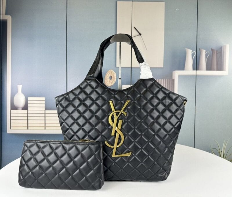 【AT9368】YSL ラムスキン ダイヤモンドバッグ - フレンチエレガンスとモダンファッションの完璧な出会い | Saint Laurent Paris