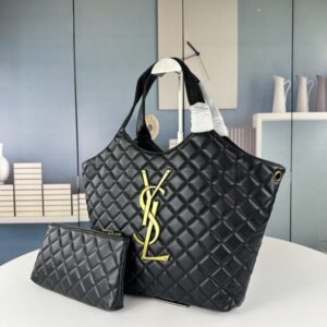 【AT9368】YSL ラムスキン ダイヤモンドバッグ - フレンチエレガンスとモダンファッションの完璧な出会い | Saint Laurent Paris