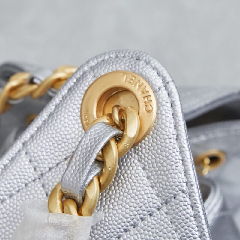 【AT9373】Chanelチャネル クラシック ダイヤ柄ハンドバッグ、都会の女性におすすめ | Chanel Paris