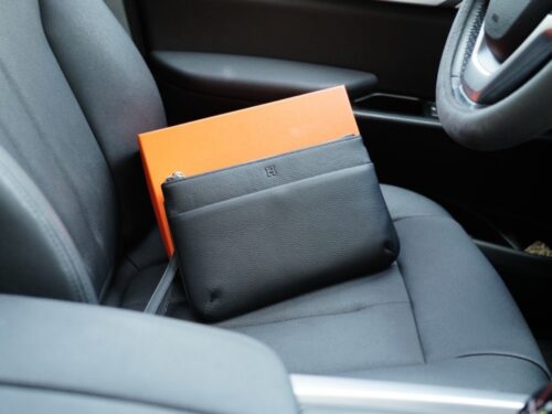 【AT9382】フレンチラグジュアリーな輸入牛革クラッチバッグ - 高品質と上品さを表現する | Hermès