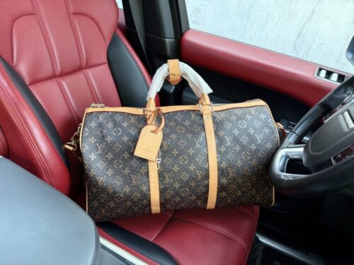 【AT9403】ルイ・ヴィトンのモノグラム旅行バッグ - ヴィンテージデニムカラーストラップ付き | Louis Vuitton Malletier