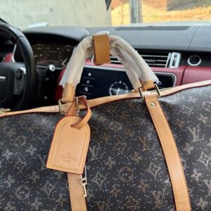 【AT9403】ルイ・ヴィトンのモノグラム旅行バッグ - ヴィンテージデニムカラーストラップ付き | Louis Vuitton Malletier