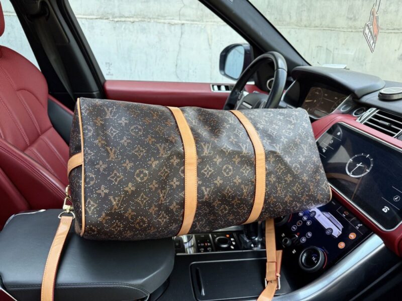 【AT9403】ルイ・ヴィトンのモノグラム旅行バッグ - ヴィンテージデニムカラーストラップ付き | Louis Vuitton Malletier