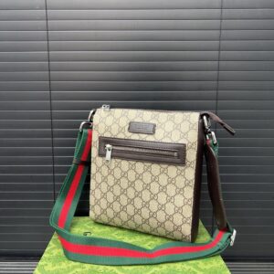 【AT9433】都会の紳士にぴったり！GucciのGG Supremeシティショルダーバッグ | Gucci