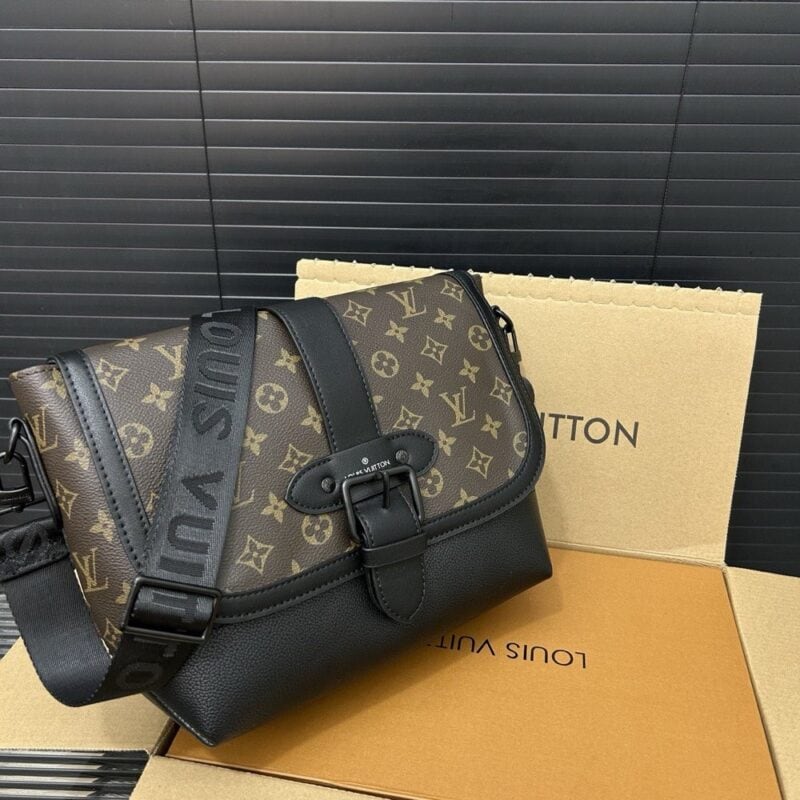 【AT9437】ルイ・ヴィトンのモノグラムプリントメッセンジャーバッグ - 高級レザーデザイン、都市通勤やビジネスに最適 | Louis Vuitton Malletier
