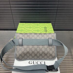 【AT9472】グッチ Neo Vintageグレーウエストポーチ - 3通りの着用方法、都会のファッションセンスを演出 | Gucci Firenze