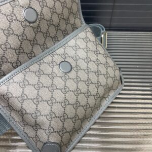 【AT9472】グッチ Neo Vintageグレーウエストポーチ - 3通りの着用方法、都会のファッションセンスを演出 | Gucci Firenze