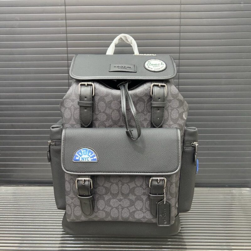 【AT9501】Coach（コーチ）シグネチャーキャンバスディテールバックパック | Coach