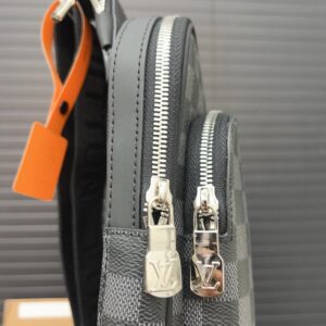 【AT9504】ルイ・ヴィトン アベニュー ダミエ・チェック クロスボディバッグ、高級感溢れるユニセックスデザイン | Louis Vuitton Malletier
