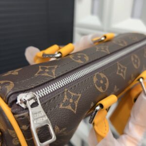 【AT9521】ルイ・ヴィトン モノグラムキャンバス ダッフルバッグ 25cm イエローレザー装飾 | Louis Vuitton Malletier