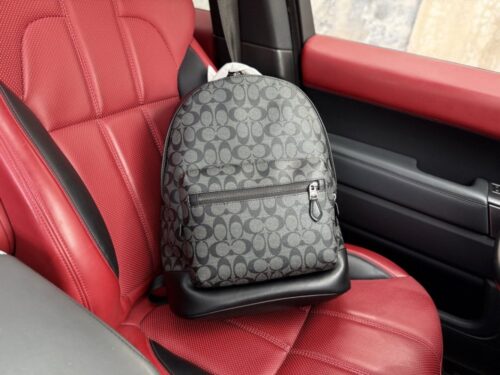 【AT9588】COACH クラシックWestシリーズバックパック：都会の紳士に必須、高級感と実用性が完璧なバッグ | Coach New York
