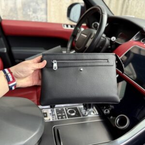 【AT9593】モンブランのトップグレインレザーハンドバッグ - ビジネスエリートのための豪華なファッションアイテム | Montblanc