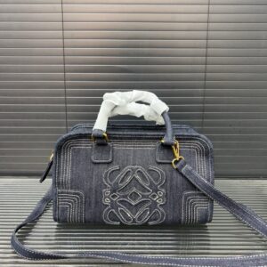 【AT9603】LOEWE（ロエベ）デニムショルダーバッグ - 高品質な芸術的デザイン、都会の魅力を引き立てる | Loewe