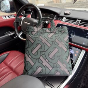 【AT9662】プラダ Prada レトロチェック柄ショルダーバッグ、高品質革製、繊細な贅沢感 | Burberry