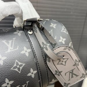 【AT9673】ルイ・ヴィトン Keepall 25クラシックシリーズ：モノグラム エクリプス ブラック＆グレー｜都市旅行、ビジネスミーティングに最適 | Louis Vuitton Paris