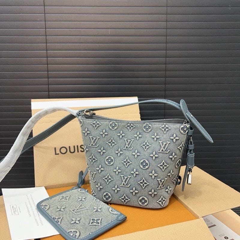 【AT9678】ルイ・ヴィトン デニムデニムシングルショルダーバッグ - 都会の贅沢なファッション | Louis Vuitton