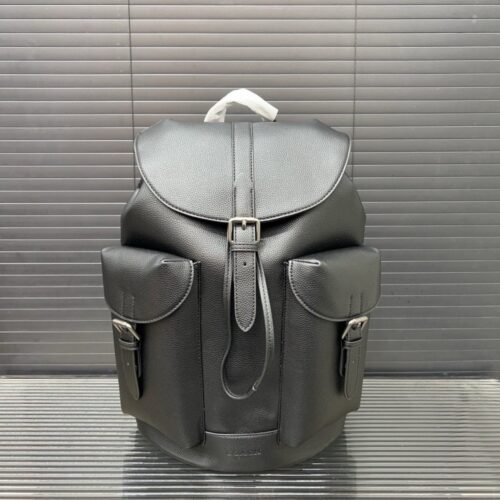 【AT9680】Coach（コーチ）ハドソンリュックサック - ブラックカラーの最上級牛革素材やディテールデザインで都会の優雅さを演出する | Coach