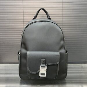【AT9697】ディオールのサドルシリーズ グレーショルダーバッグ | ビジネスミーティングや都市通勤に最適 | Christian Dior