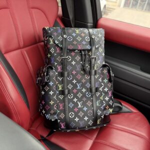 【AT9718】ルイ・ヴィトンのモノグラム柄バックパック - 高級牛革素材とmetallicカラーのデザイン | Louis Vuitton Malletier