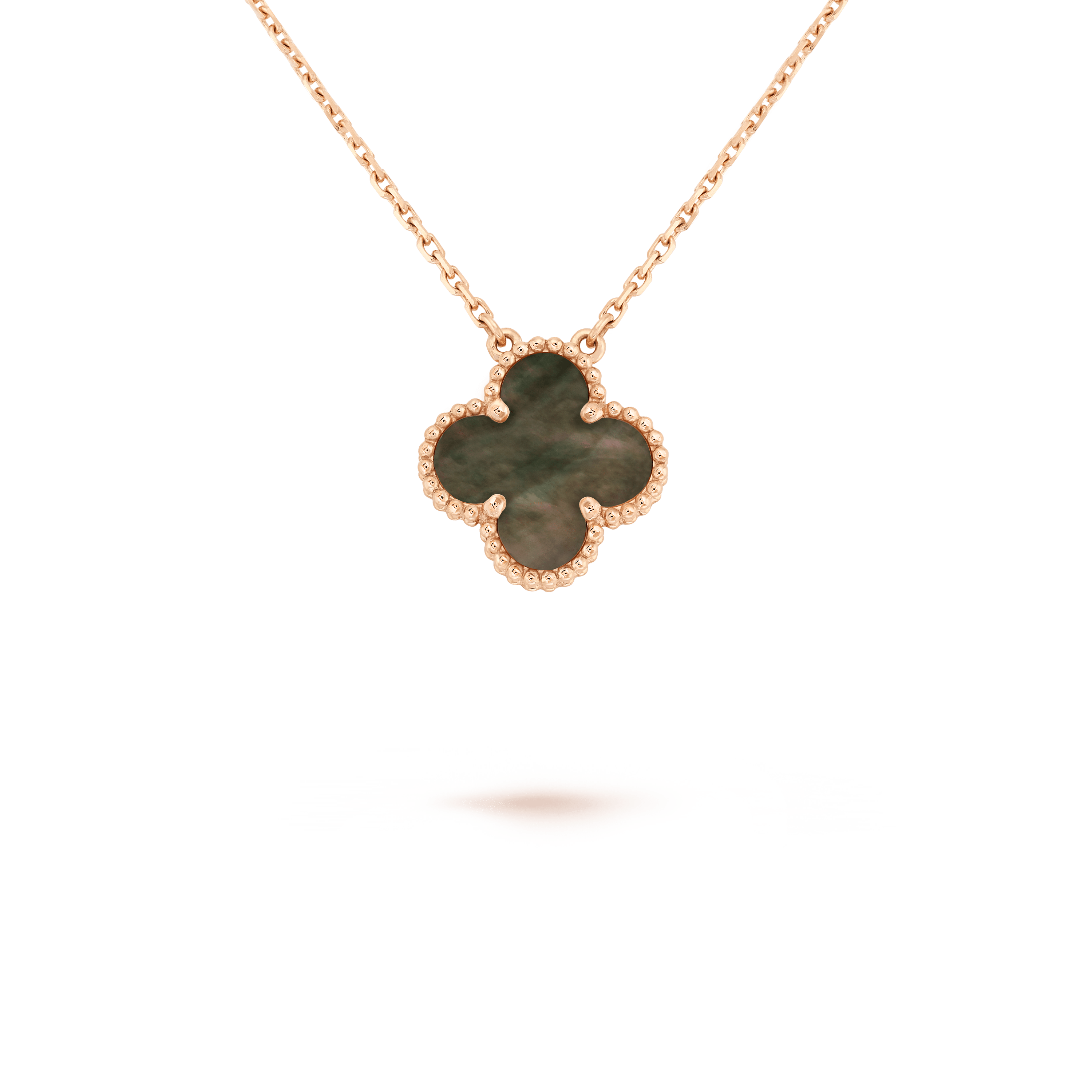 ヴィンテージ アルハンブラ ペンダント ローズ ゴールド マザー オブ パール: 1 石 Detail Jewelry Pendent