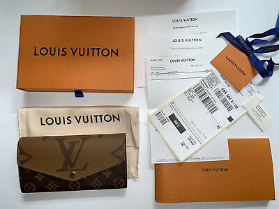 Authentic Louis Vuitton Monogram Reverse Sarah wallet classic! (With Receipt) | eBay