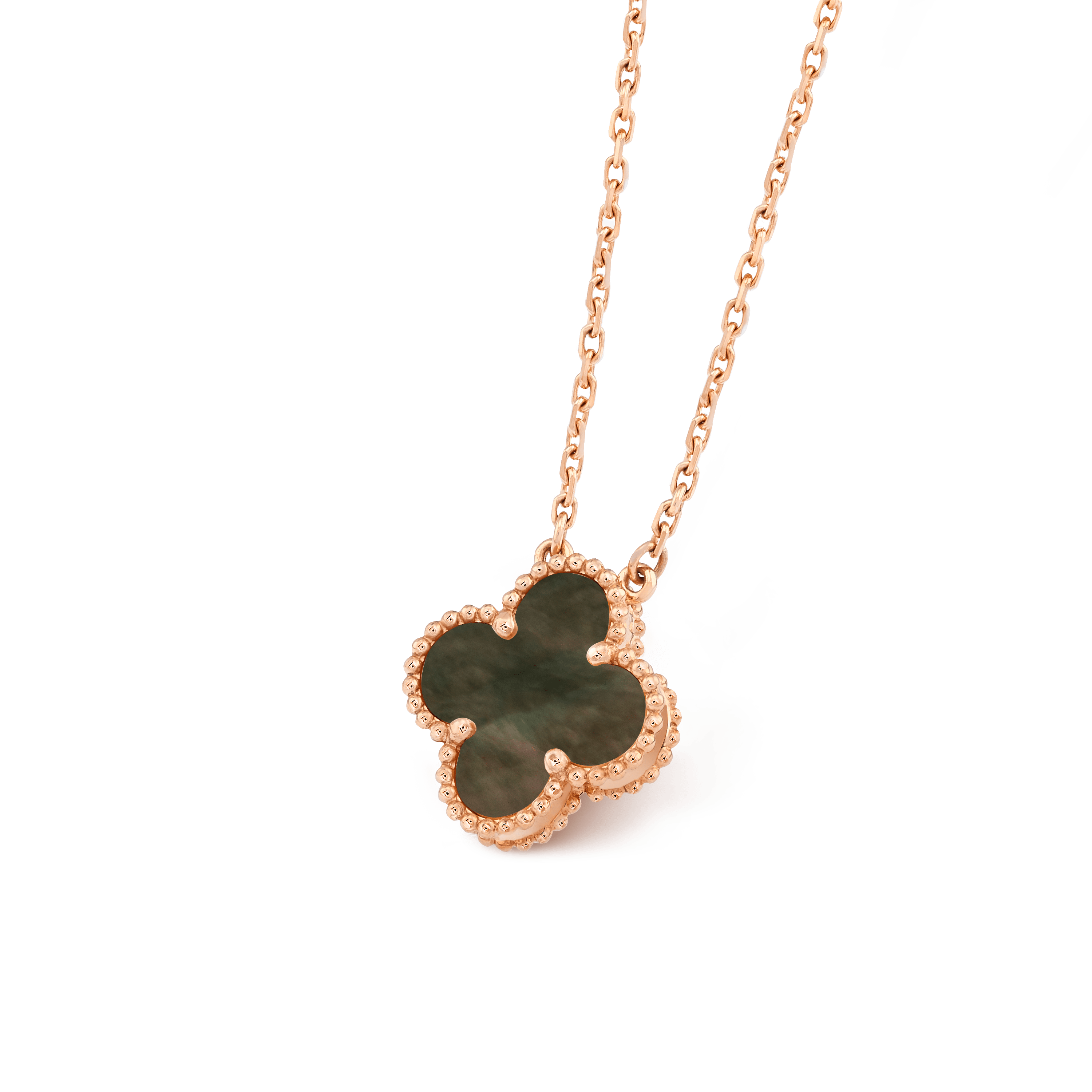 ヴィンテージ アルハンブラ ペンダント ローズ ゴールド マザー オブ パール: 1 石 Three Fourth Jewelry Pendent