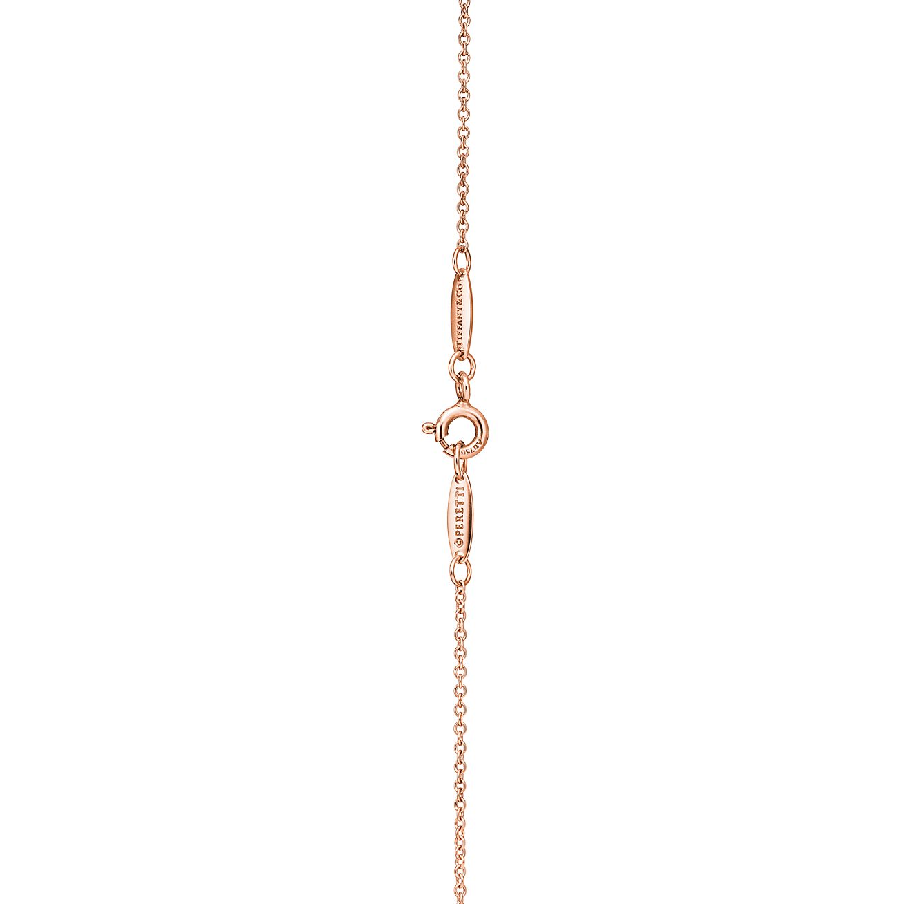 Elsa Peretti® Open Heart pendant in 18k rose gold. More sizes available. - Alternate shot 1 - Alternate shot 2